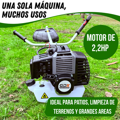 Desmalezadora Cortadora De Pasto Bordeadora A Nafta 52cc Gdx
