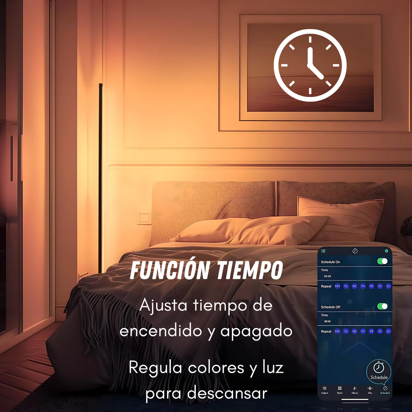Barra Tira Led Rgb Esquinera Lampara Luces Ambilight Wifi Bt