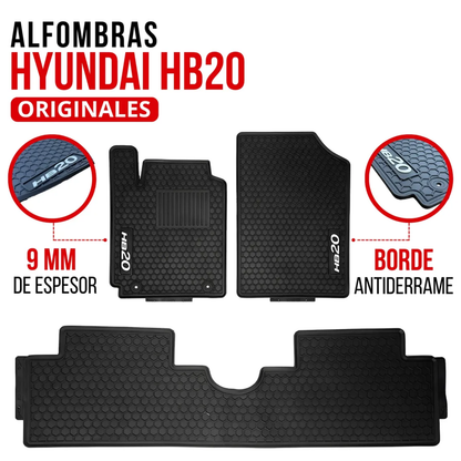 Juego Set Alfombras Hyundai Hb20 Especificas Originales