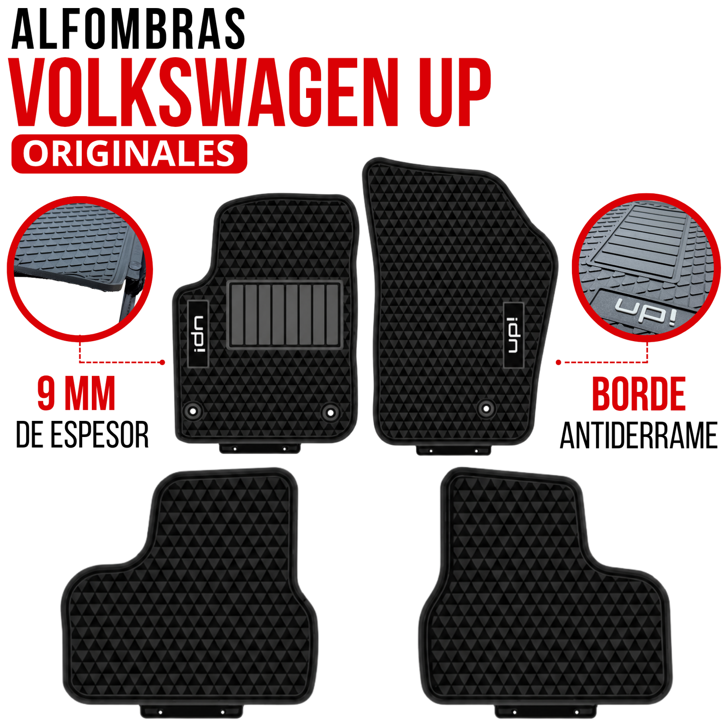 Alfombras Volkswagen Up! Alfombras Especificas Originales