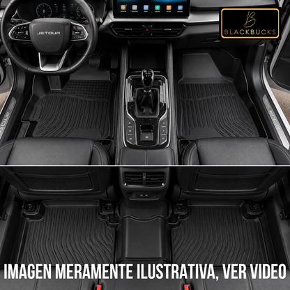 Juego Alfombra Jetour X70-x70plus Bandeja Rígida 5d Auto Suv Set de alfombras TPE