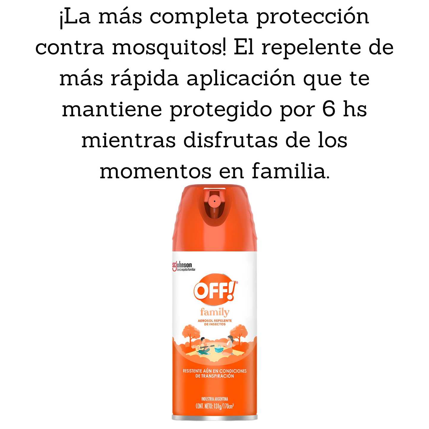 Repelente Mosquitos Off Family En Aerosol Spray Anti Dengue