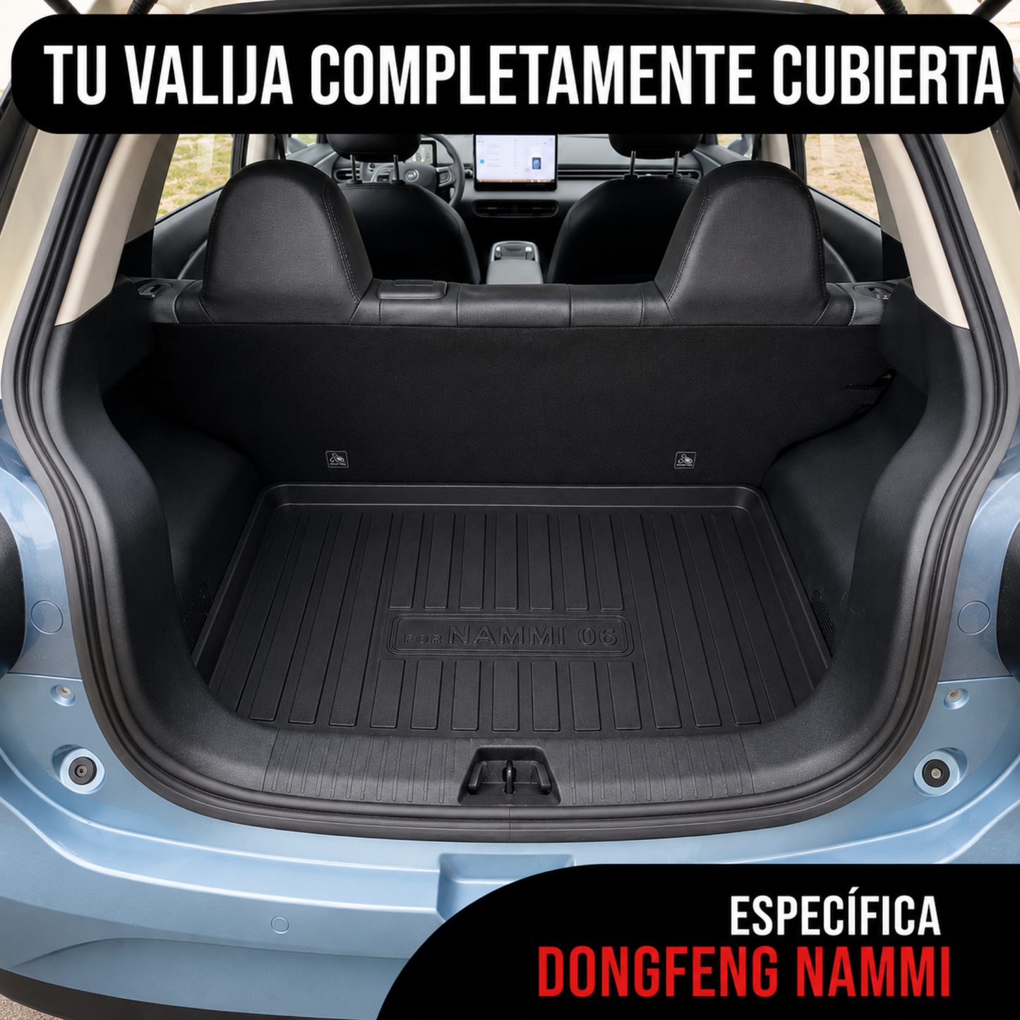 Alfombra Baúl Valija De Nammi Bandeja Rígida Auto Específica