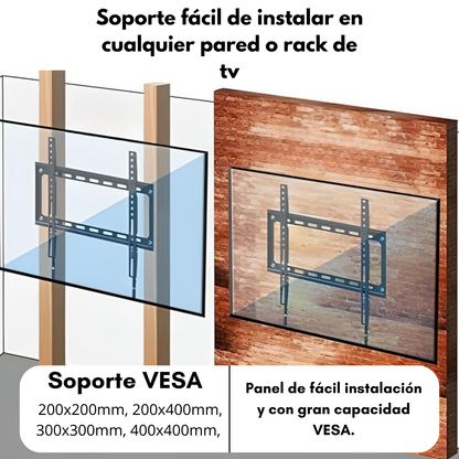 Soporte Para Tv Led Televisores 26 A 55 Soporte Fijo Pared