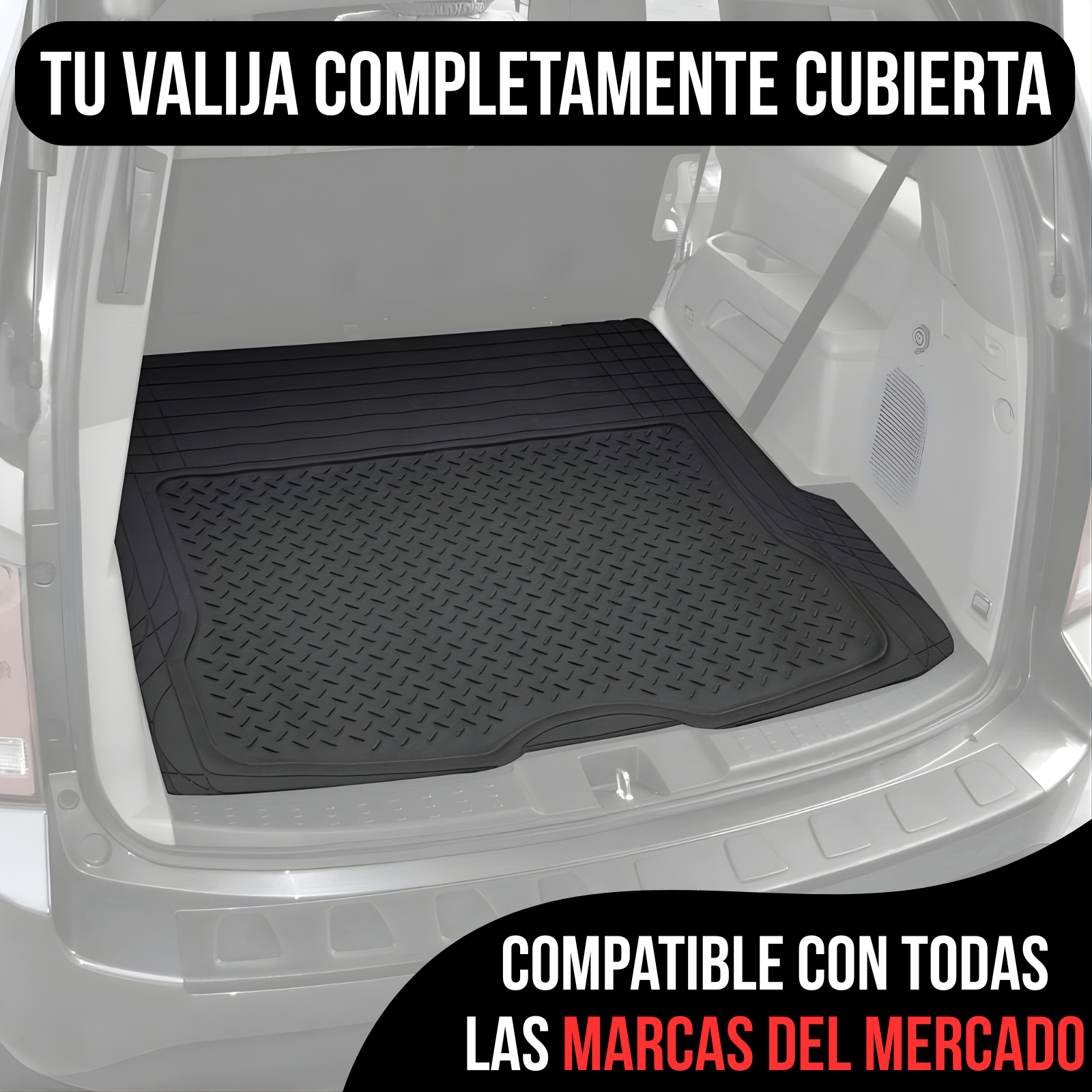 Alfombra Baúl Valija Suv Auto Camioneta Goma Universales