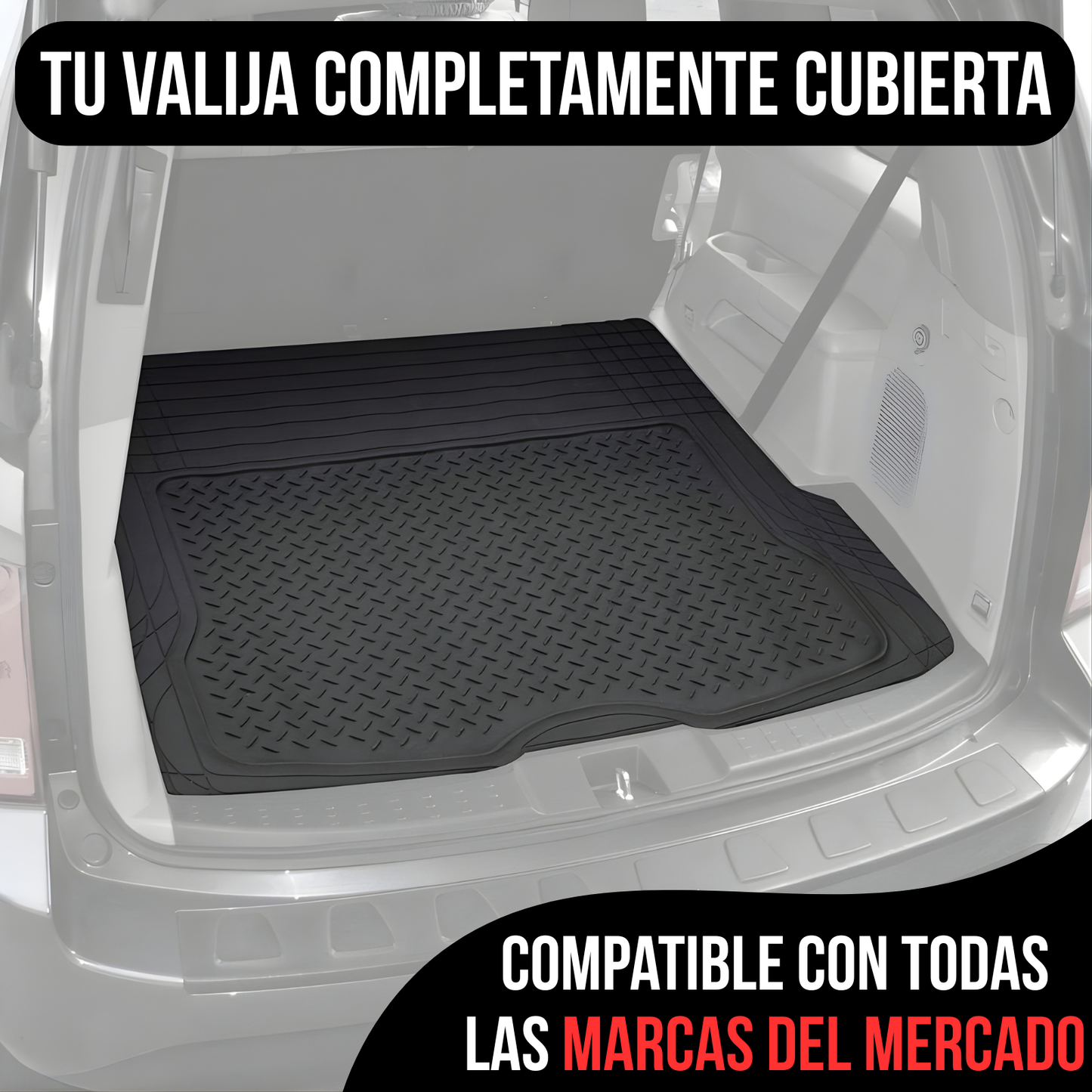 Alfombra Baúl Valija Suv Auto Camioneta Goma Universales