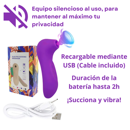 Succionador Vibrador De Clítoris Consolador Estimulador Usb