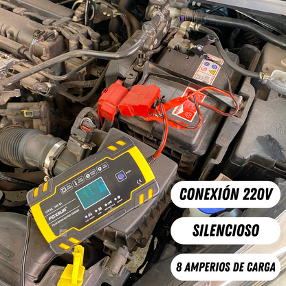 Cargador De Baterías Autos Motos 12v Inteligente Portátil