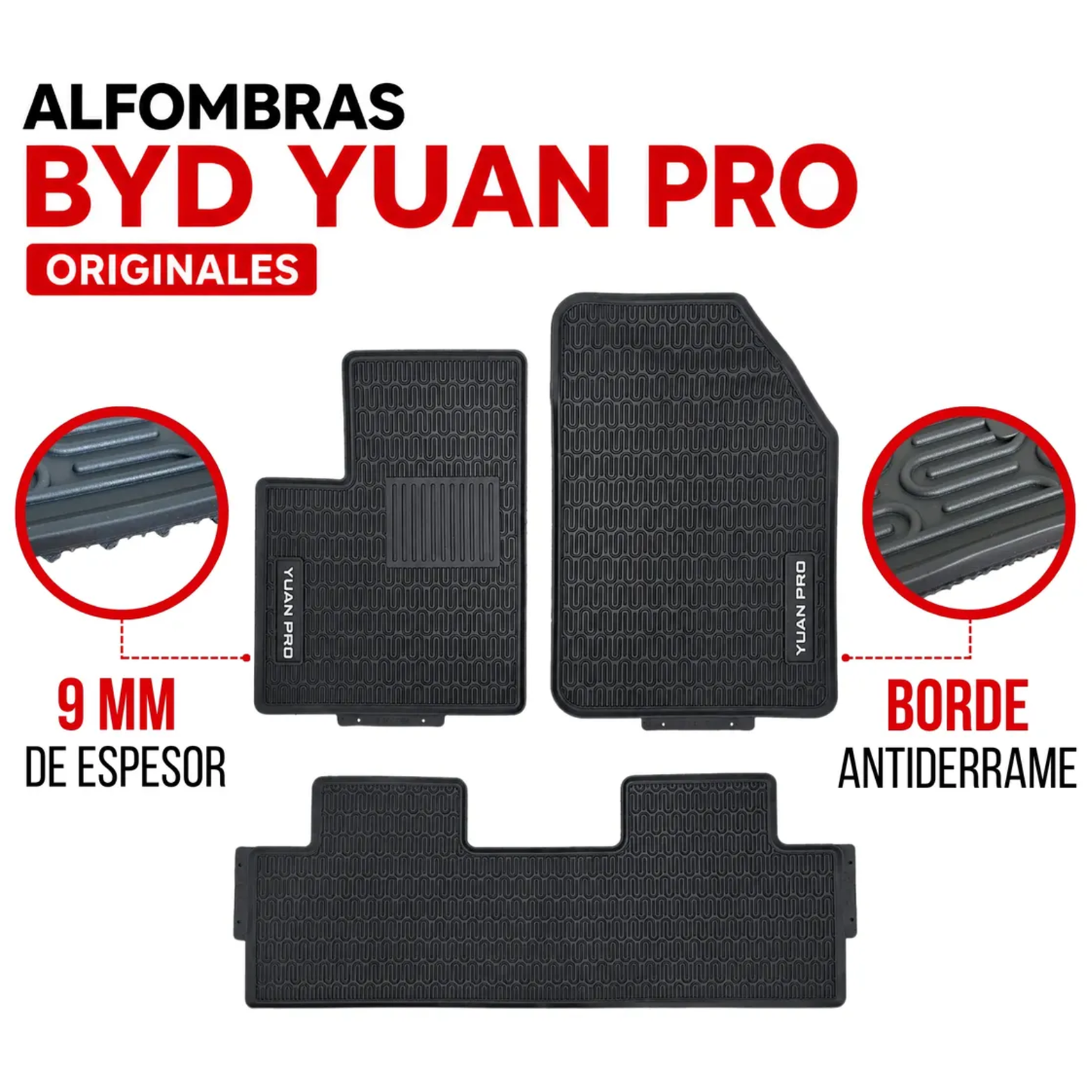 Juego Alfombra Byd Yuan Pro Auto Suv Específica Originales