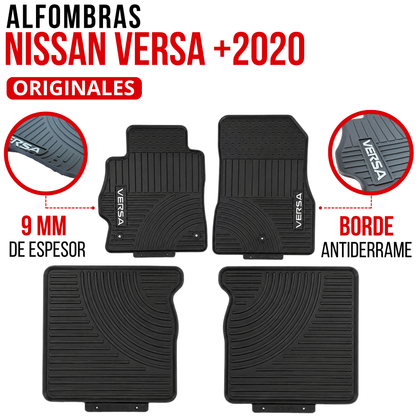 Juego alfombra Nissan Versa +2020 especificas originales