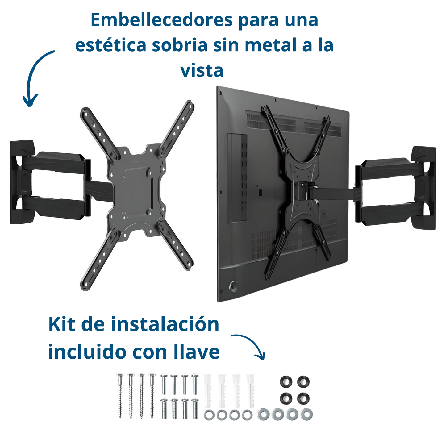 Soporte de tv extensible 26" a 55"