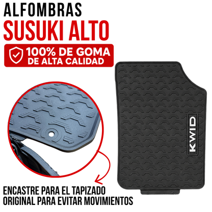 Juego alfombras Renault KWID en goma especificas originales