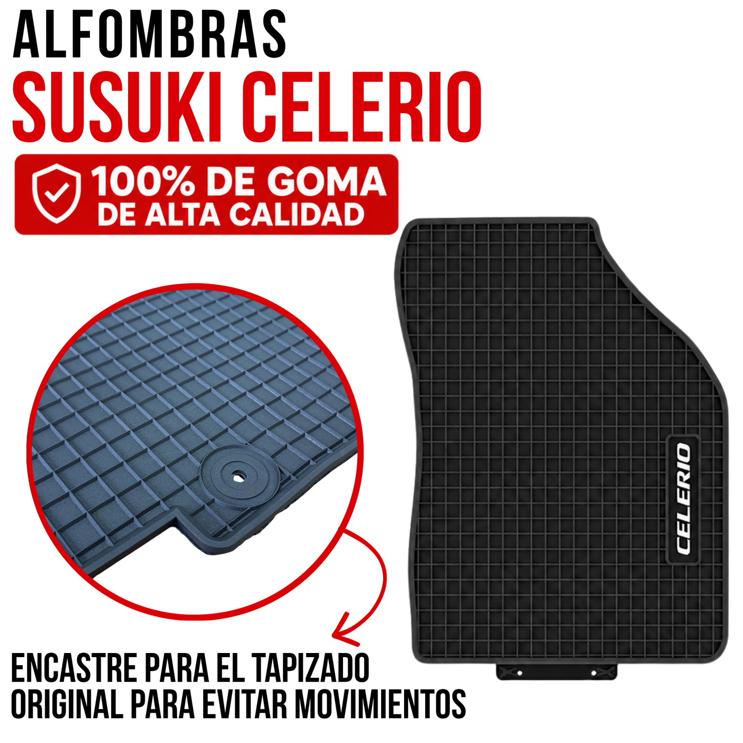 Juego Alfombra Auto Susuki Celerio Especificas Originales