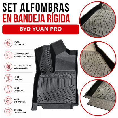 Alfombra Bandeja Rígida Byd Yuan Pro Juego 5d Original Suv