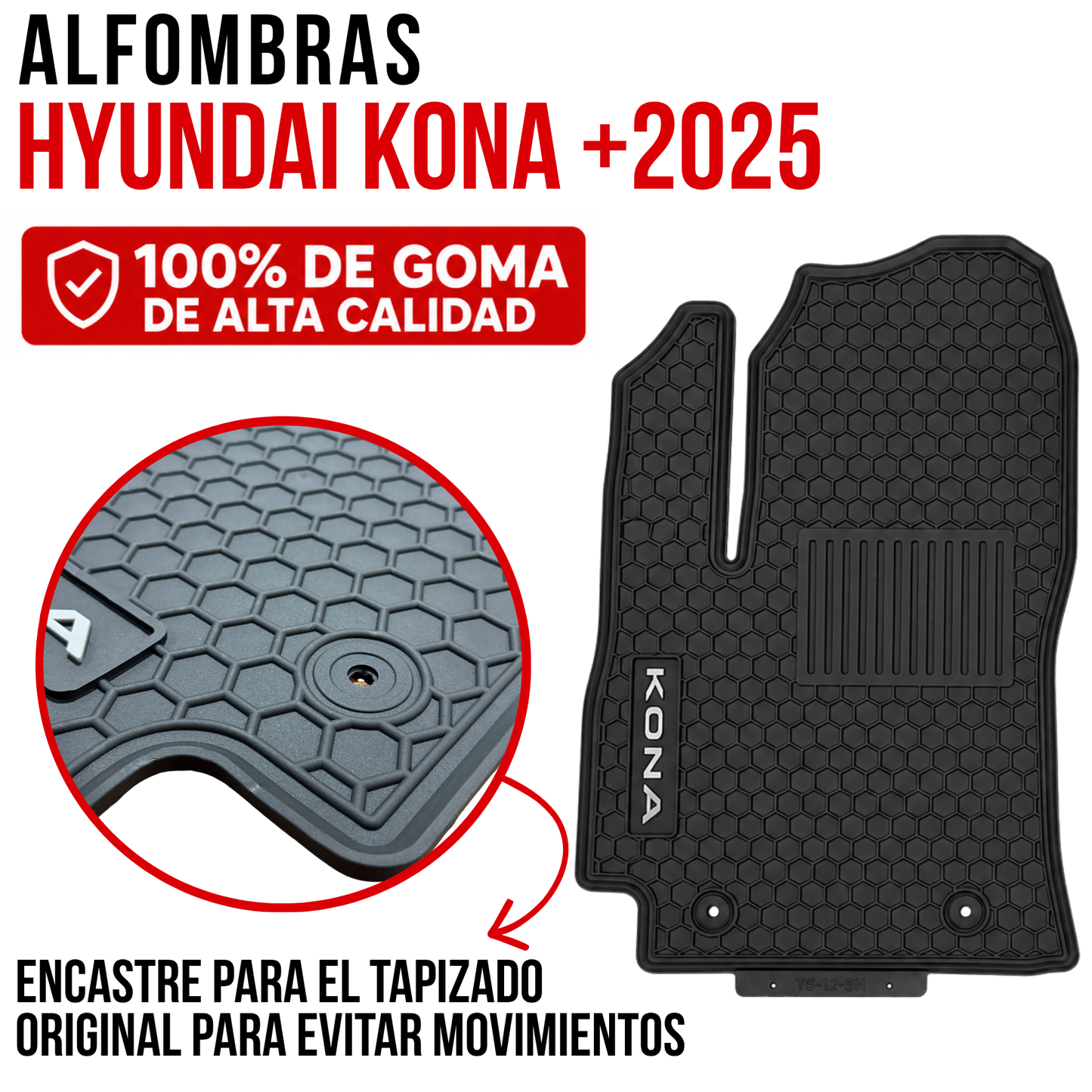 Juego alfombra HYUNDAI KONA HIBRIDA +2025 Específicas SUV