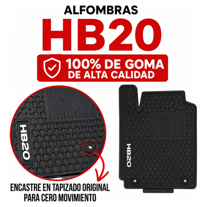 Juego Set Alfombras Hyundai Hb20 Especificas Originales