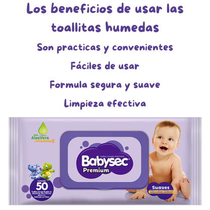 Toallitas Toallas Húmedas Hipoalergénicas Para Bebe Y Niños X45