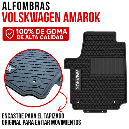 Juego Alfombra auto especifica VW Volskwagen AMAROK +2010