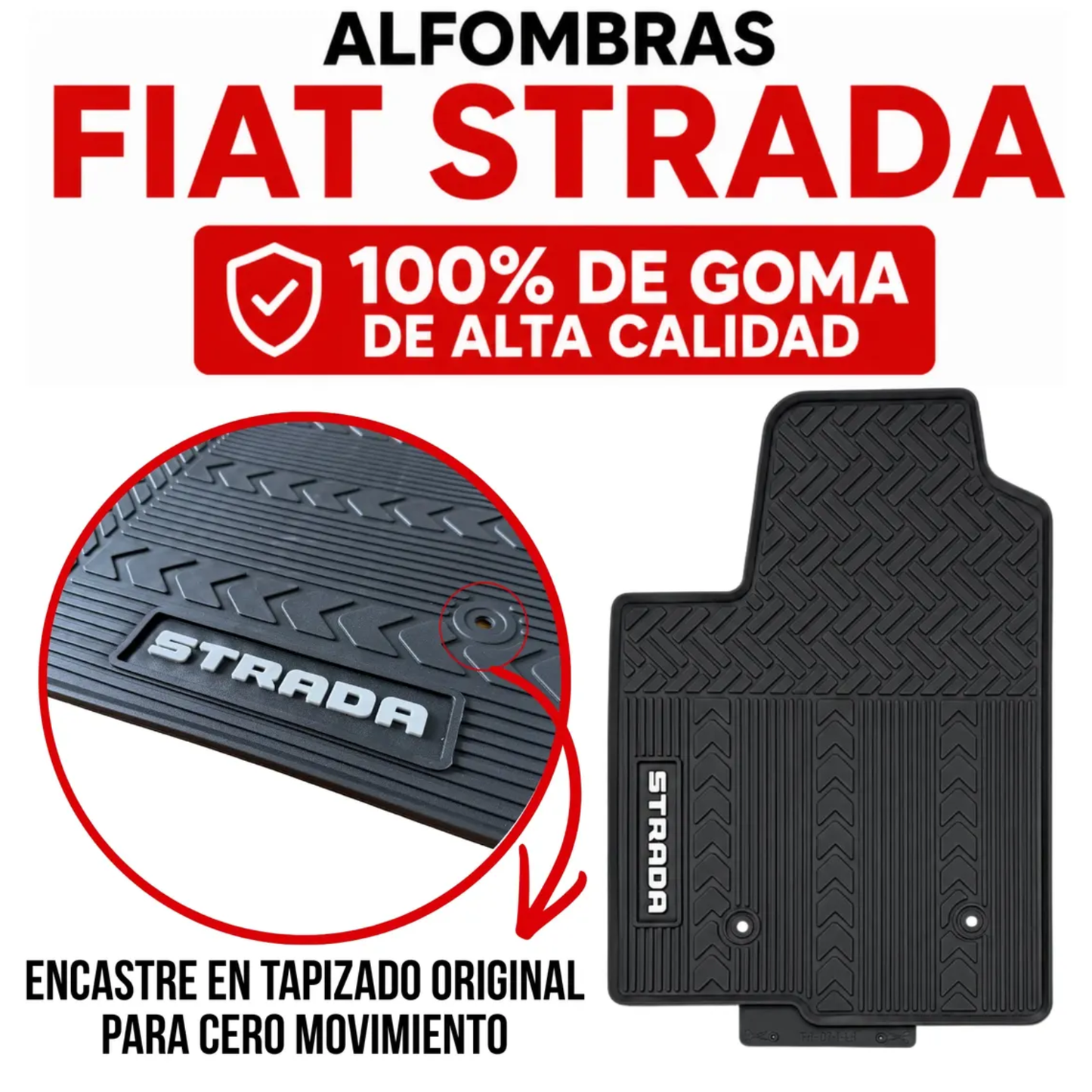 Alfombras Fiat Strada Juego Original Alfombras Especificas