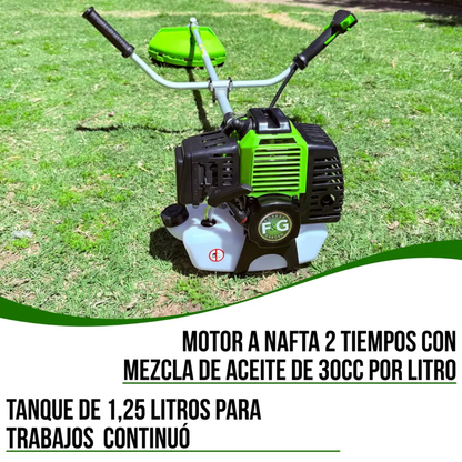 Desmalezadora Cortadora De Pasto Bordeadora A Nafta 52cc Forest y Garden