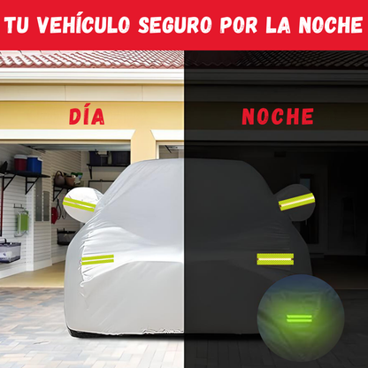 Funda Cubre Auto afelpada Cobertor Protector Lona Impermeable Felpa
