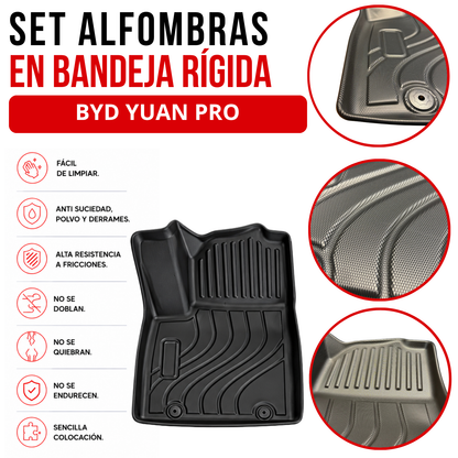 Alfombras Byd Yuan Pro De Bandeja Rígida 5d Alfombra Auto Suv