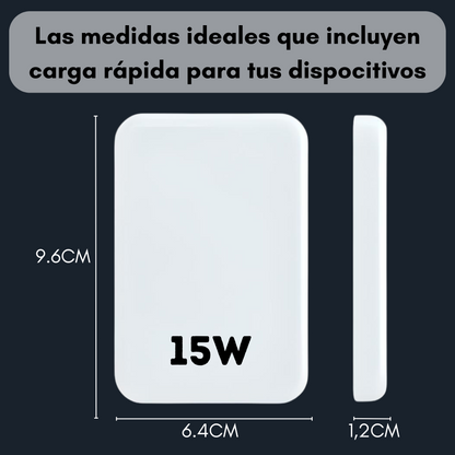 Power Bank Magnético Portátil Carga Rápida Magsafe Cargador