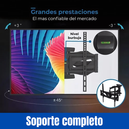 Soporte Para Smart Tv Led Televisor Móvil Articulado 32-70