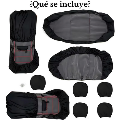 Fundas Cubreasiento Para Autos Universales Eco Cuero Cuerina