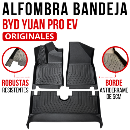 Alfombra Bandeja Rígida Byd Yuan Pro Juego 5d Original Suv