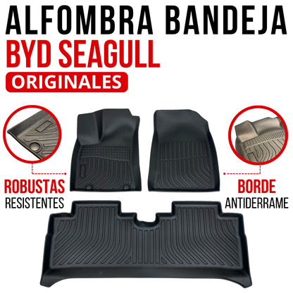Alfombra Bandeja Rígida Byd Seagull Juego 5d Original Auto