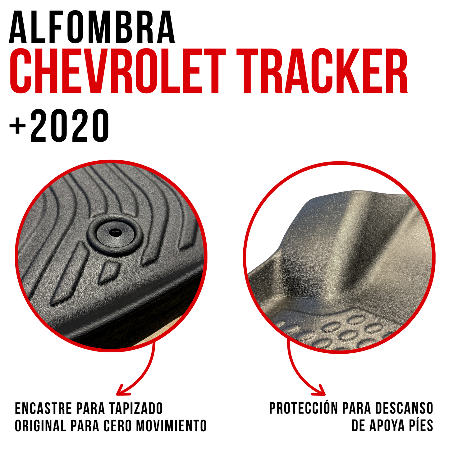 Alfombra Chevrolet TRACKER Bandeja Rígida 5d Bandeja De Piso