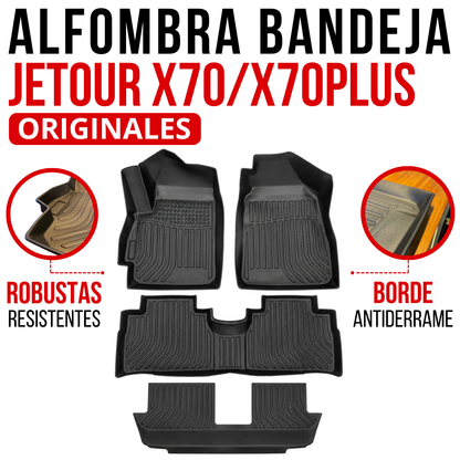 Juego Alfombra Jetour X70-x70plus Bandeja Rígida 5d Auto Suv Set de alfombras TPE