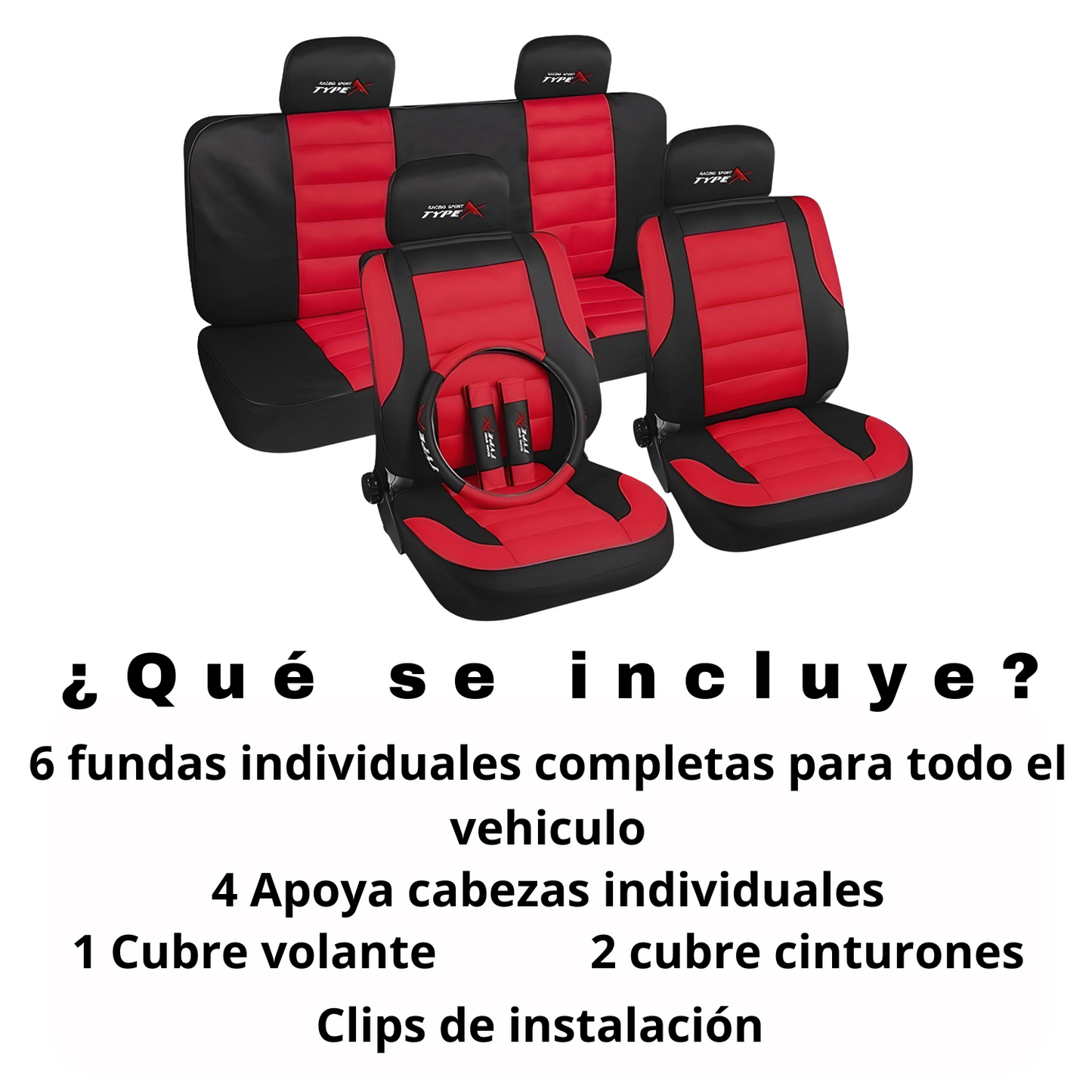 Fundas Asiento De Auto Juego Fundas Cubreasiento Universal