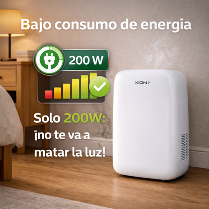 Deshumidificador De Aire Quita Humedad Hogar Baño 12lts Día