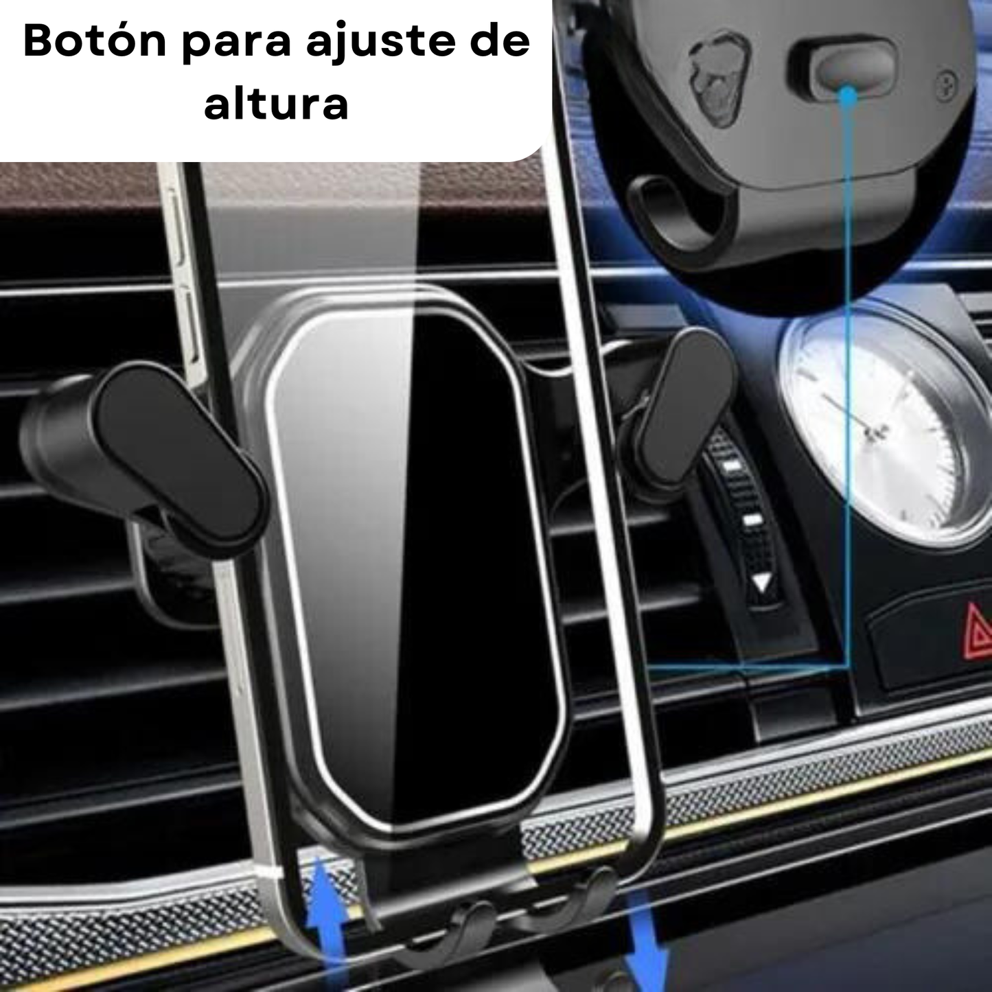 Soporte Para Celular De Auto Universal Ajustable En Rejilla
