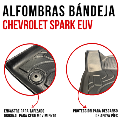 Juego Alfombras Bandeja Rígida 5d Específica Chevrolet Spark Euv