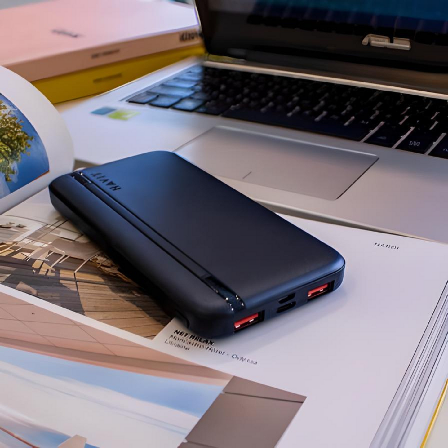 Power Bank Batería Externa Portátil Usb-c De Carga Rápida