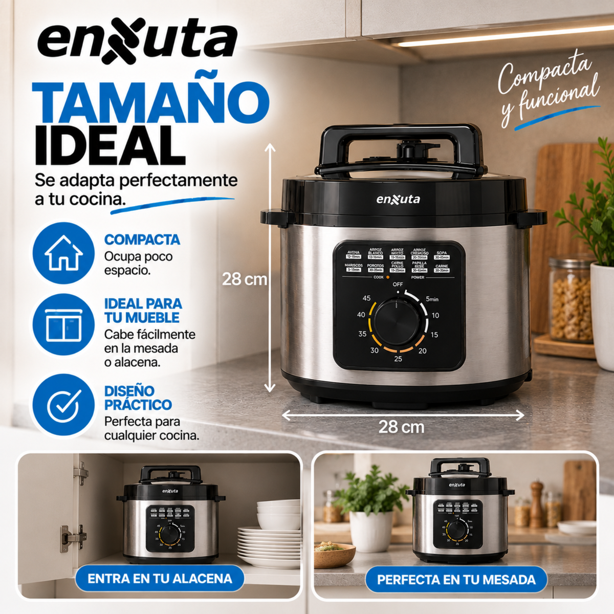 Olla Arrocera A Presión Eléctrica Olla Comida Arroz 1000w