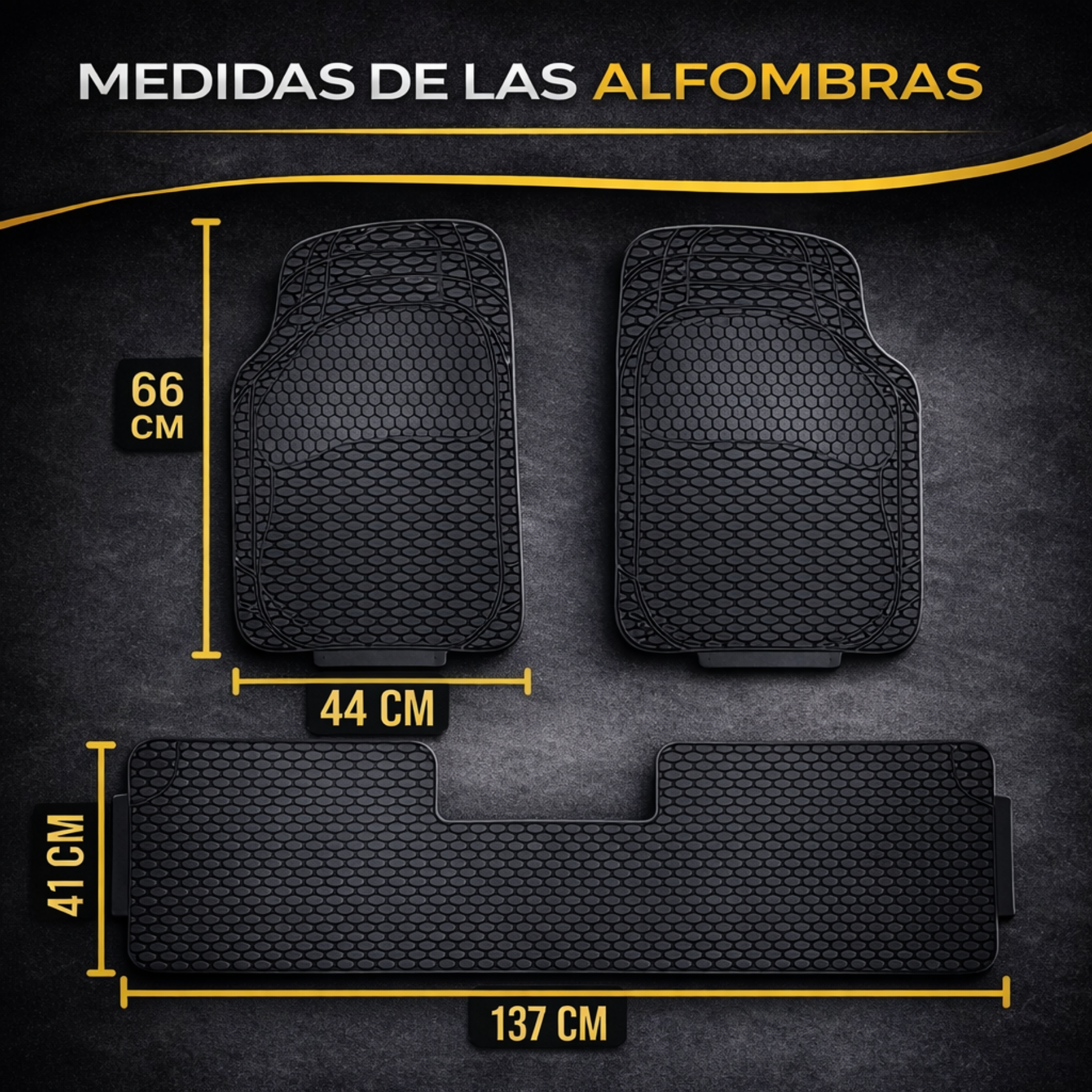 Juego Alfombras Universales Auto