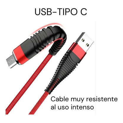 Cable Usb Tipo C Cargador Para Celular Android Carga Rápida