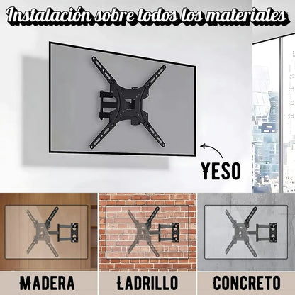 Soporte Tv Televisor Articulado Brazo Móvil Extensible 55