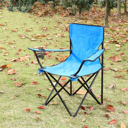 Silla Plegable Camping Playa Tela Reforzada Cómoda De Metal