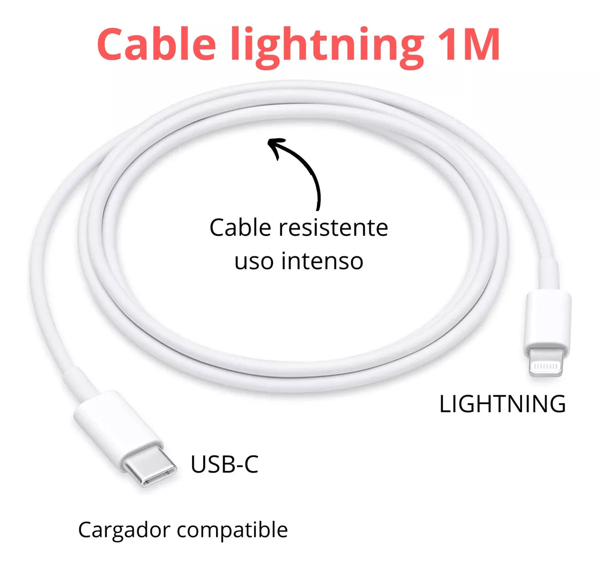 Cargador+cable Para Iphone7 8 Se X Xr Xs 11 12 13 Compatible