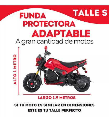 Funda Cubre Motos Lona Impermeable Cobertor Motos Reforzado