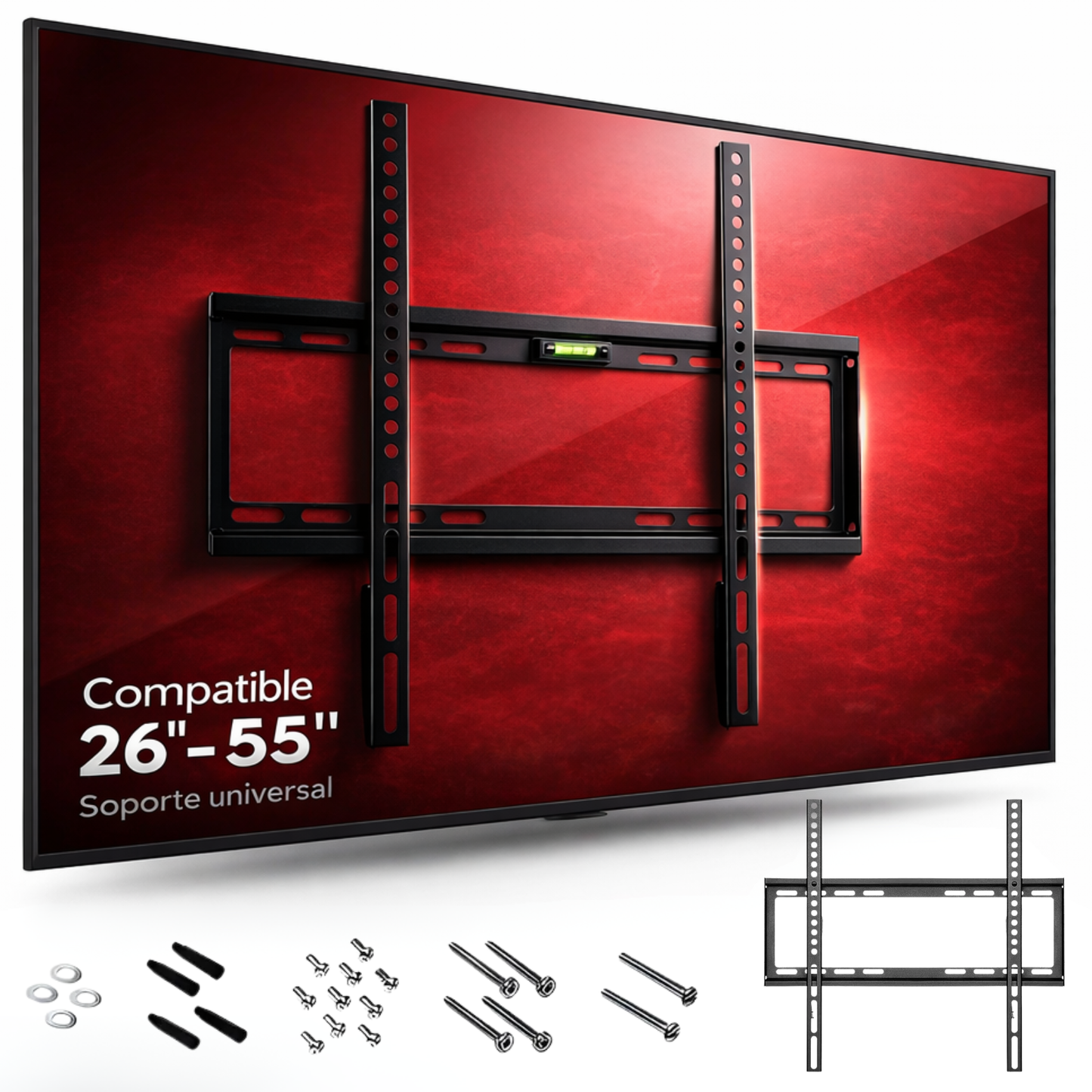 Soporte Para Tv Led Televisores 26 A 55 Soporte Fijo Pared